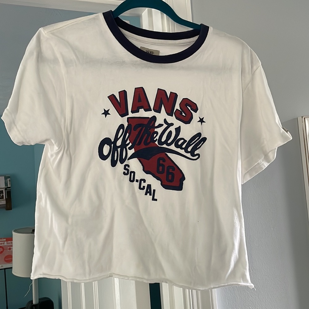 Vans small crop top small